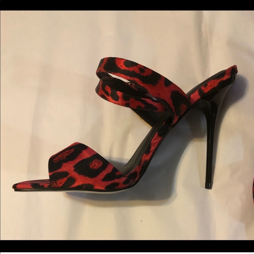 Asos leopard heels